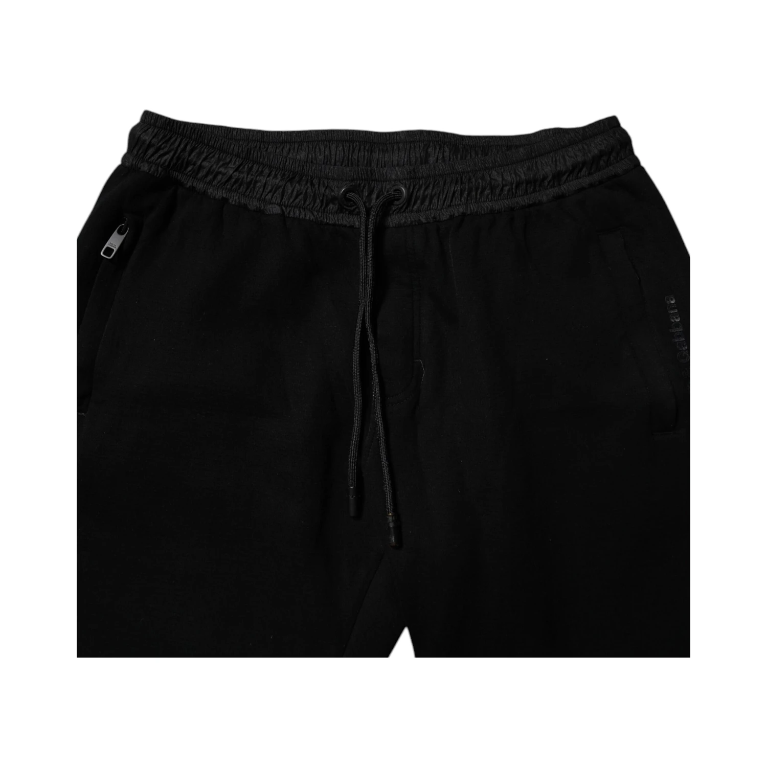 Black Cotton Blend Men Jogger Sweatpants Pants