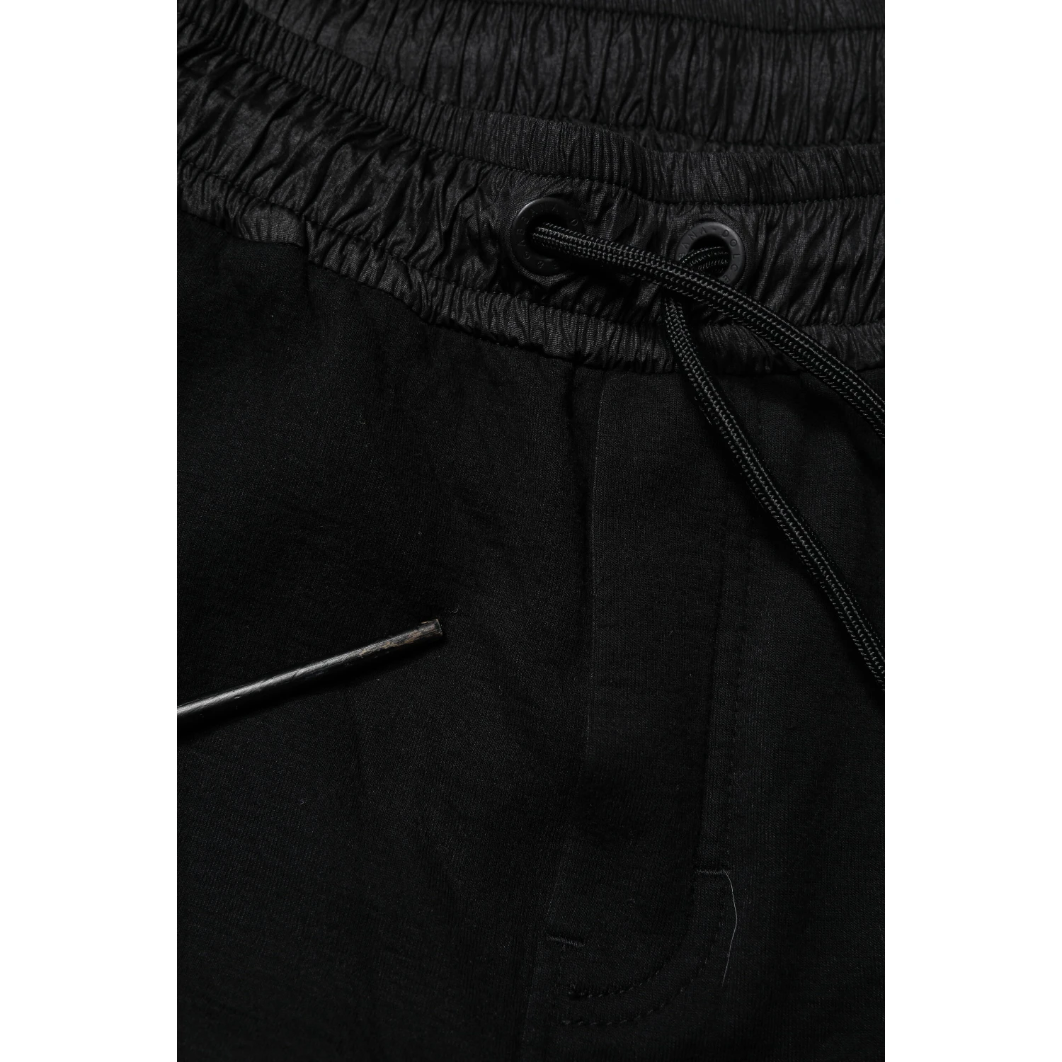 Black Cotton Blend Men Jogger Sweatpants Pants