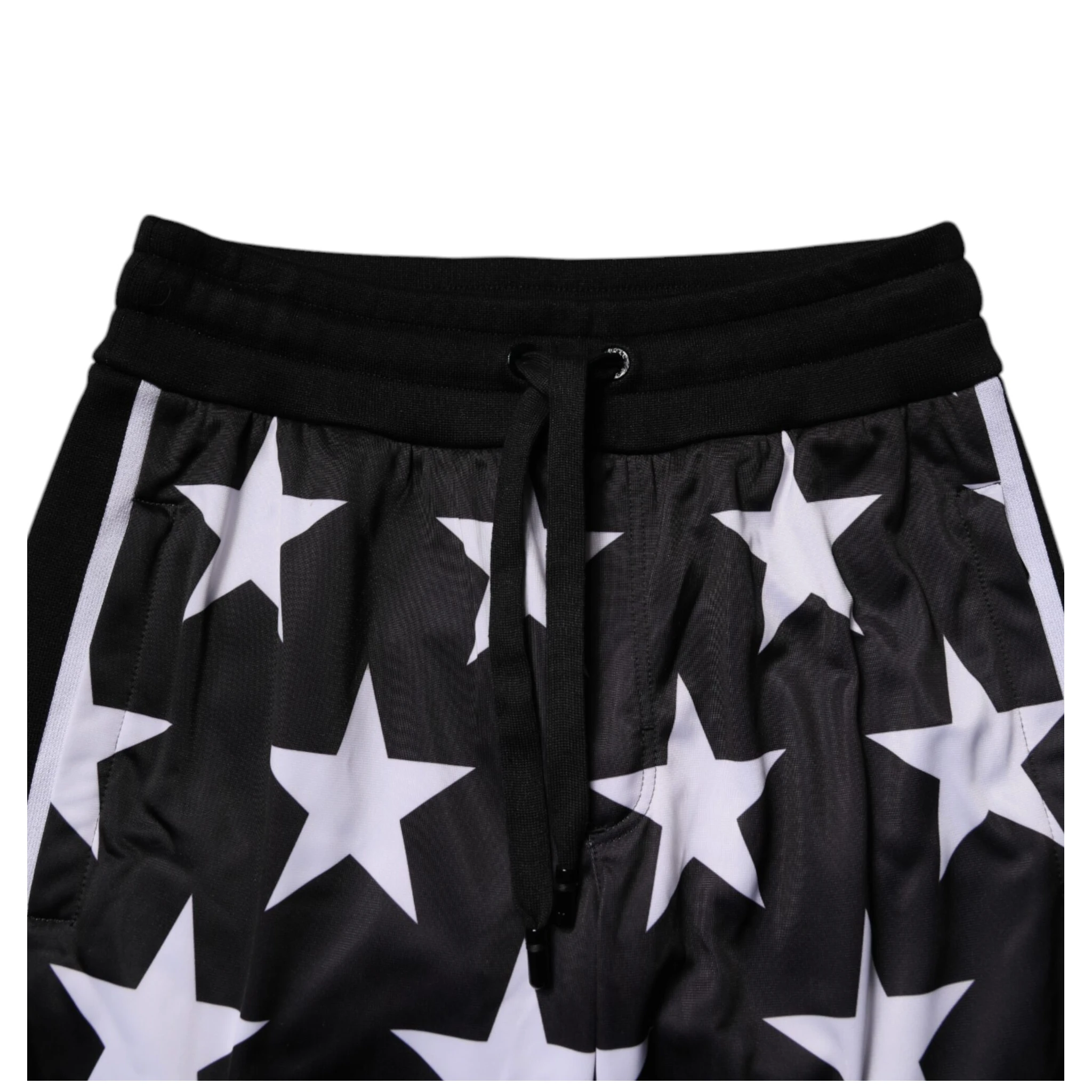 Black White Stars Jogger Men Sweatpants Pants