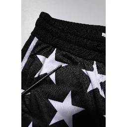 Black White Stars Jogger Men Sweatpants Pants