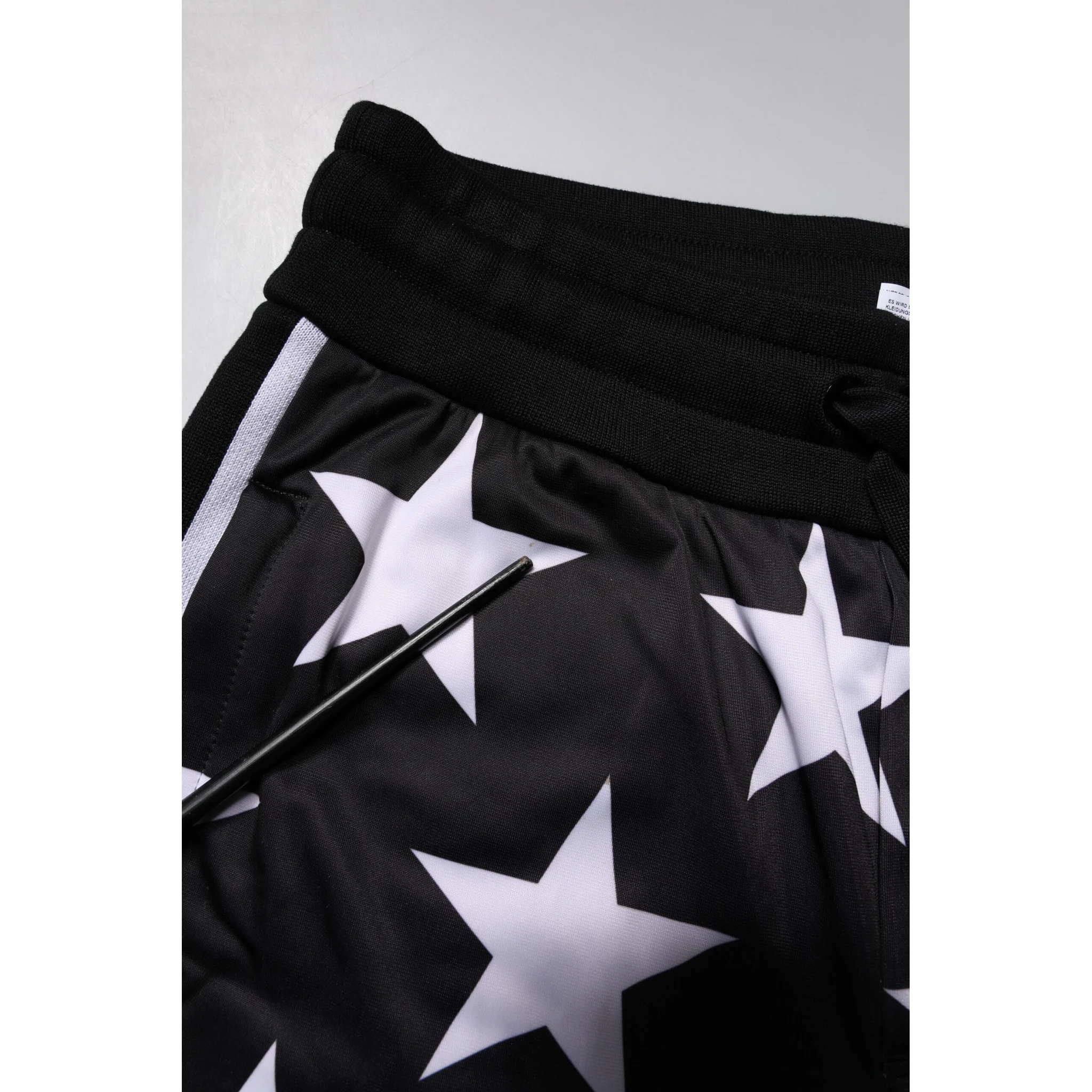 Black White Stars Jogger Men Sweatpants Pants