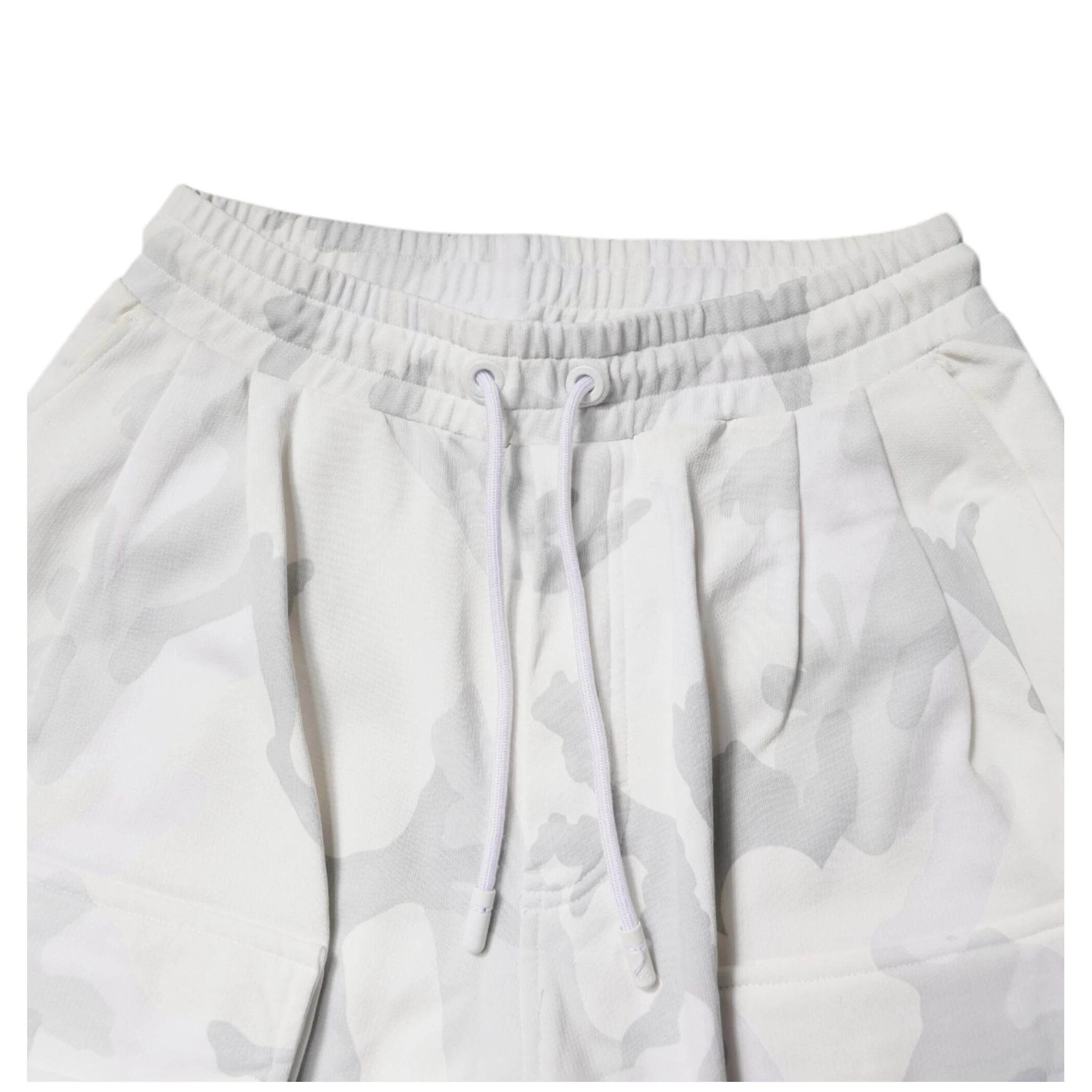 White Camouflage Cargo Jogger Sweatpants Pants