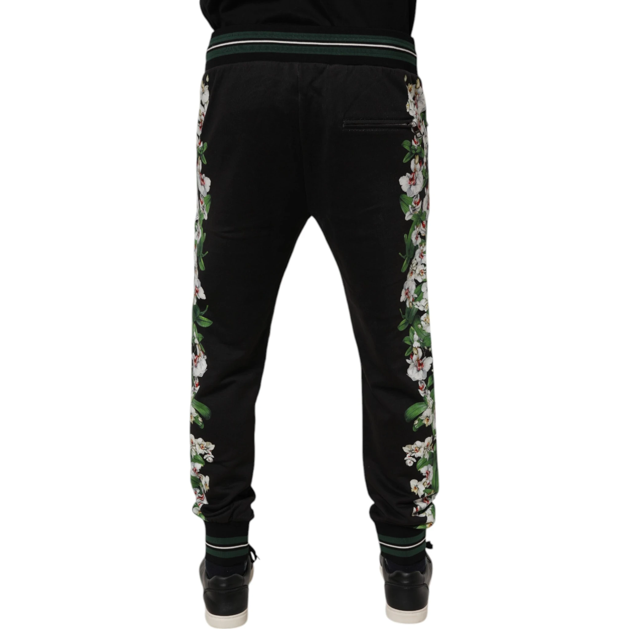 Black Floral King Men Jogger Sweatpants Pants