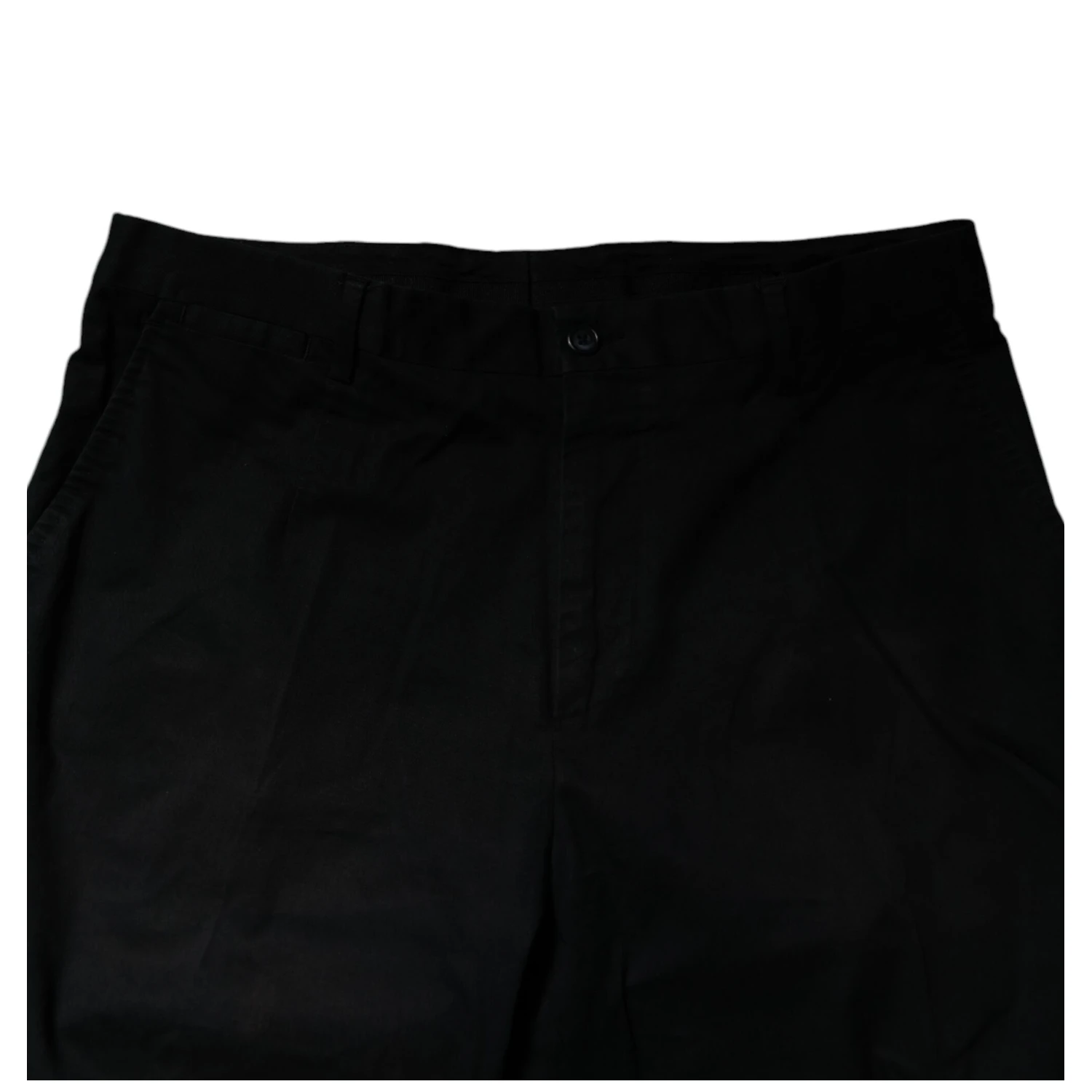 Black Cotton Stretch Skinny Dress Formal Pants