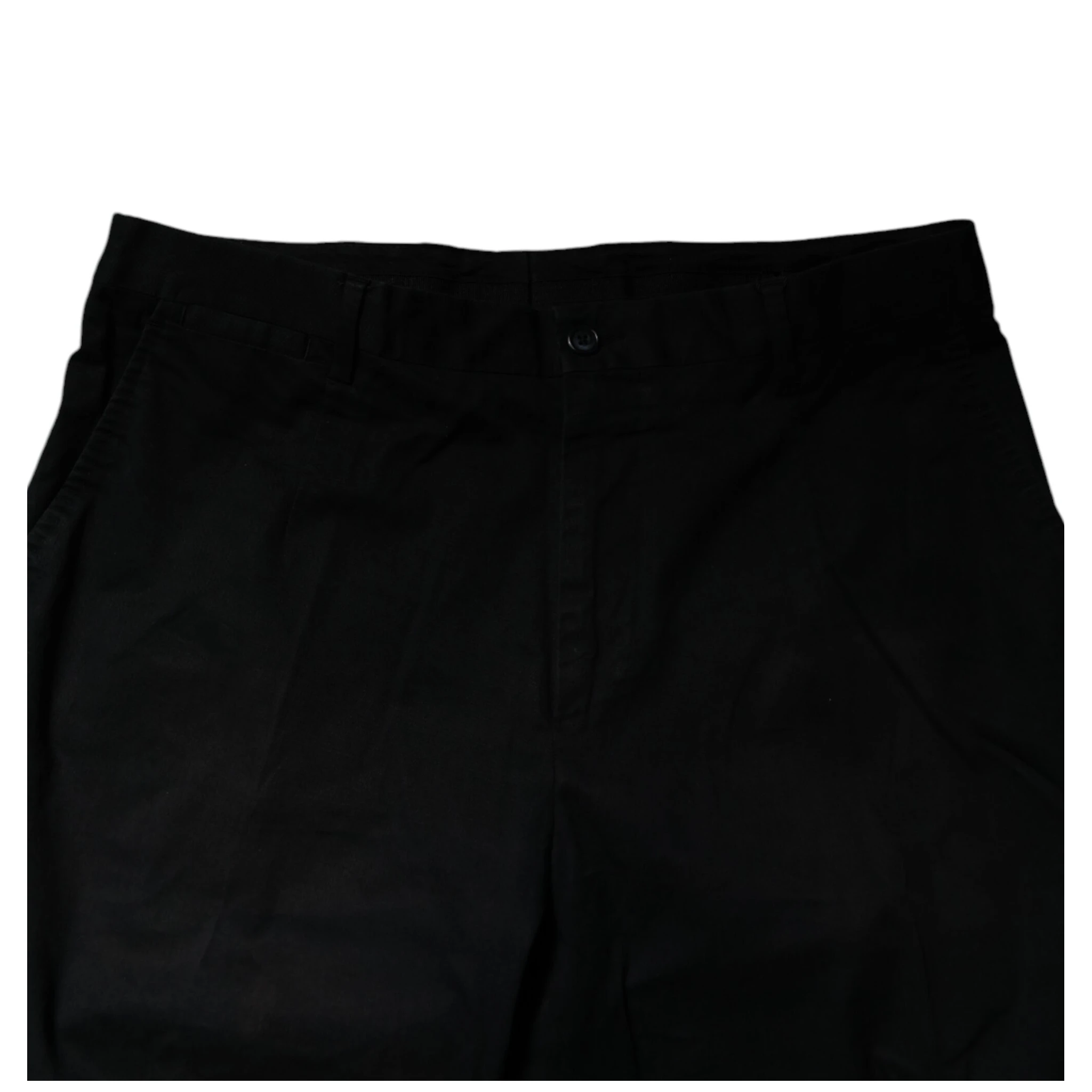 Black Cotton Stretch Skinny Dress Formal Pants