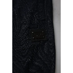 Black Jacquard Cotton Jogger Sweatpants Pants