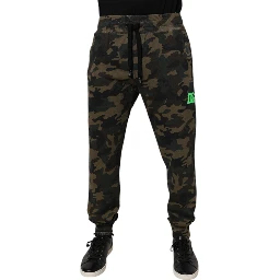 Multicolor Camouflage Jogger Sweatpants Pants