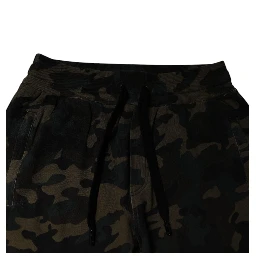 Multicolor Camouflage Jogger Sweatpants Pants