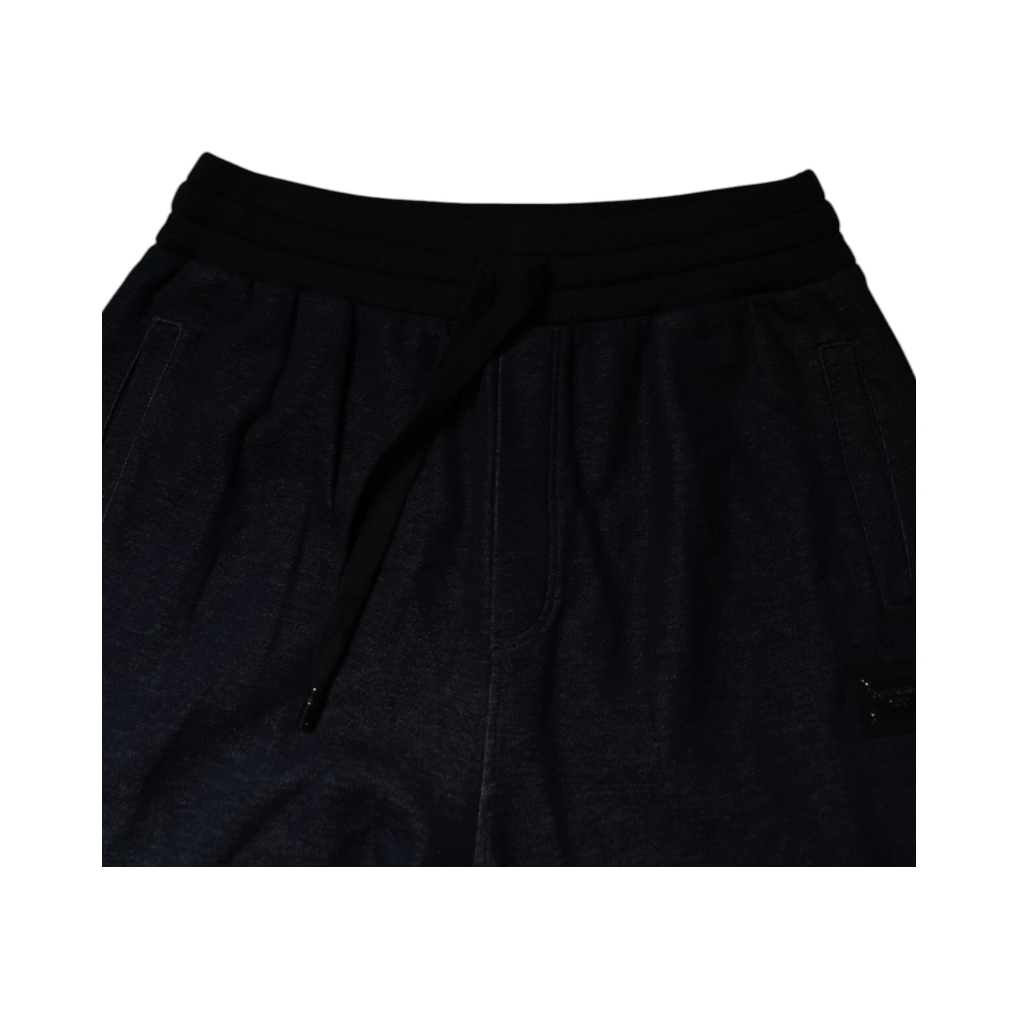 Black Jacquard Jogger Men Sweatpants Pants