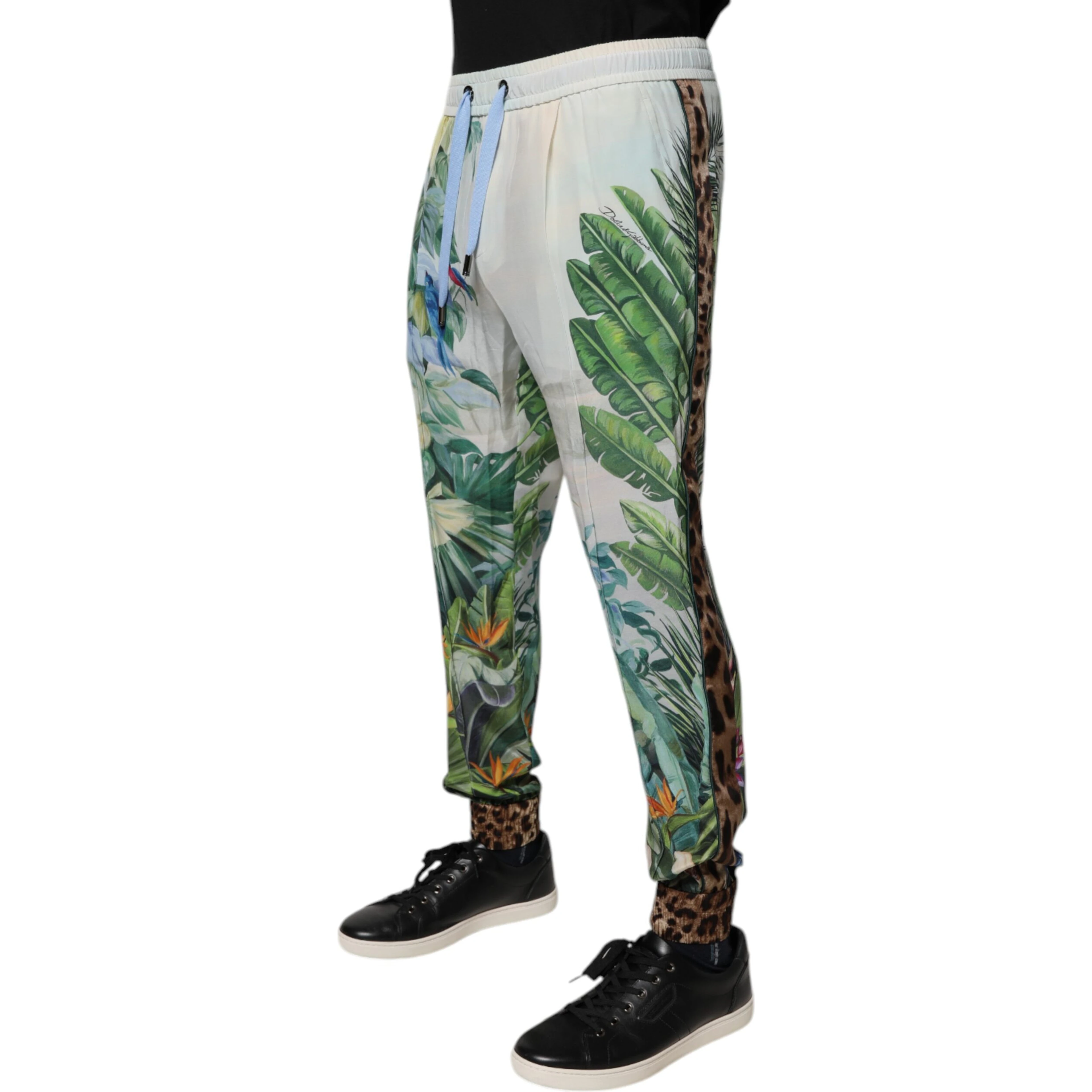 Multicolor Tropical Jogger Sweatpants Pants