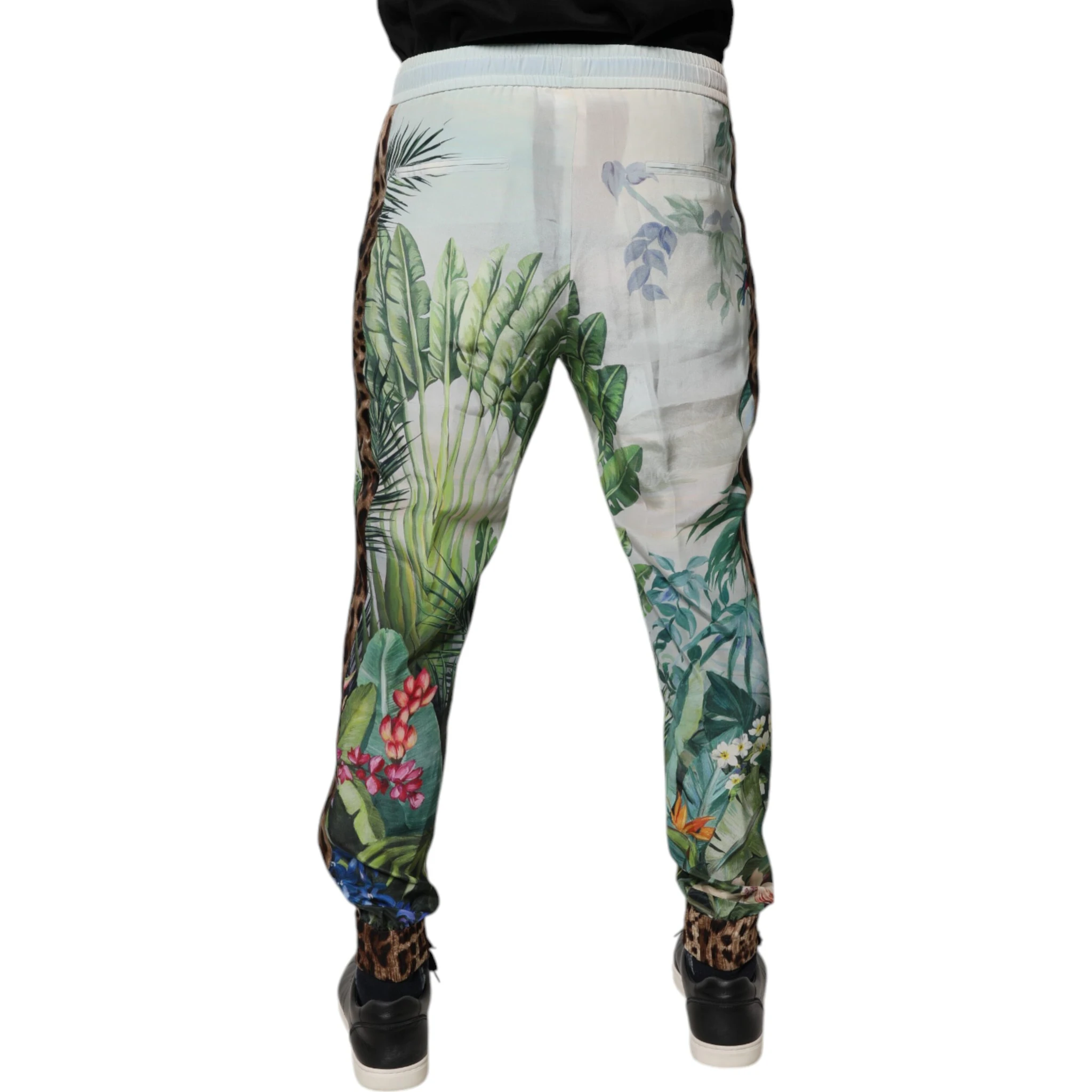 Multicolor Tropical Jogger Sweatpants Pants