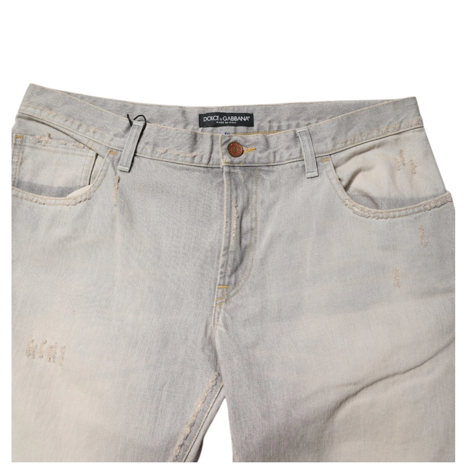 Light Gray Cotton Skinny Denim Jeans