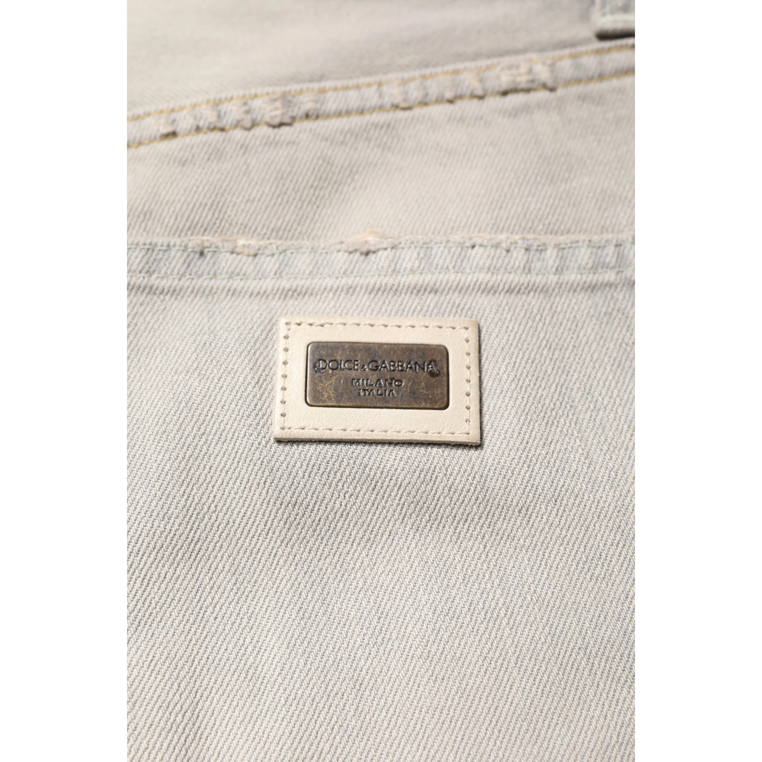 Light Gray Cotton Skinny Denim Jeans