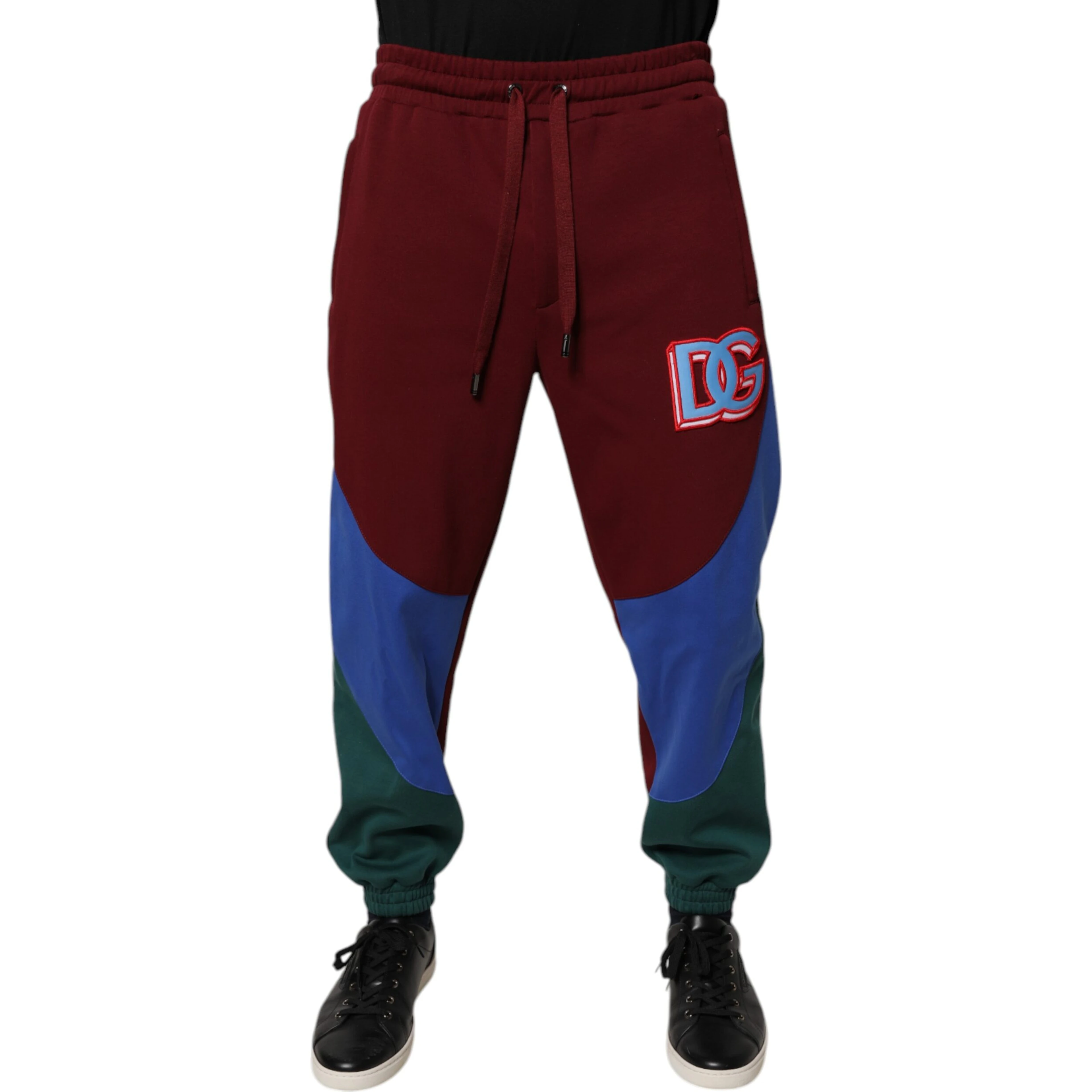 Multicolor Cotton Men Jogger Sweatpants Pants