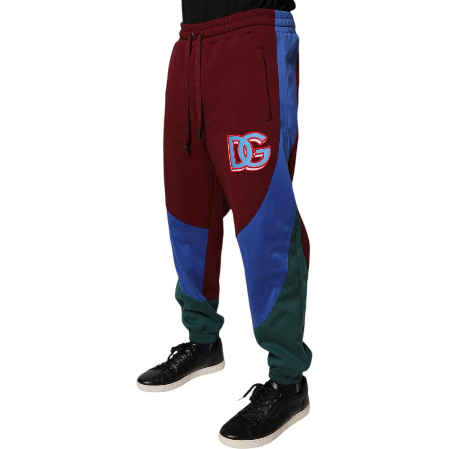 Multicolor Cotton Men Jogger Sweatpants Pants