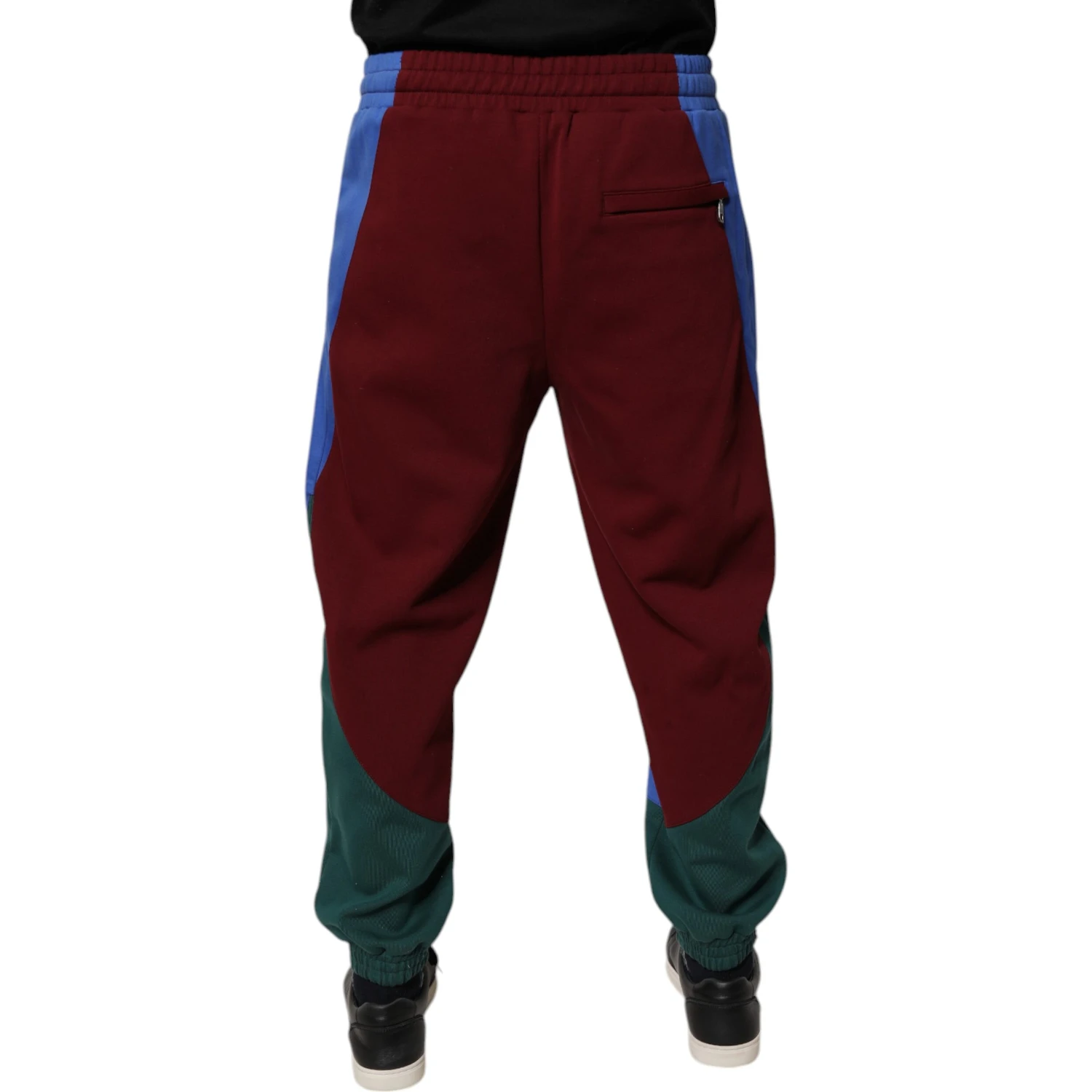 Multicolor Cotton Men Jogger Sweatpants Pants