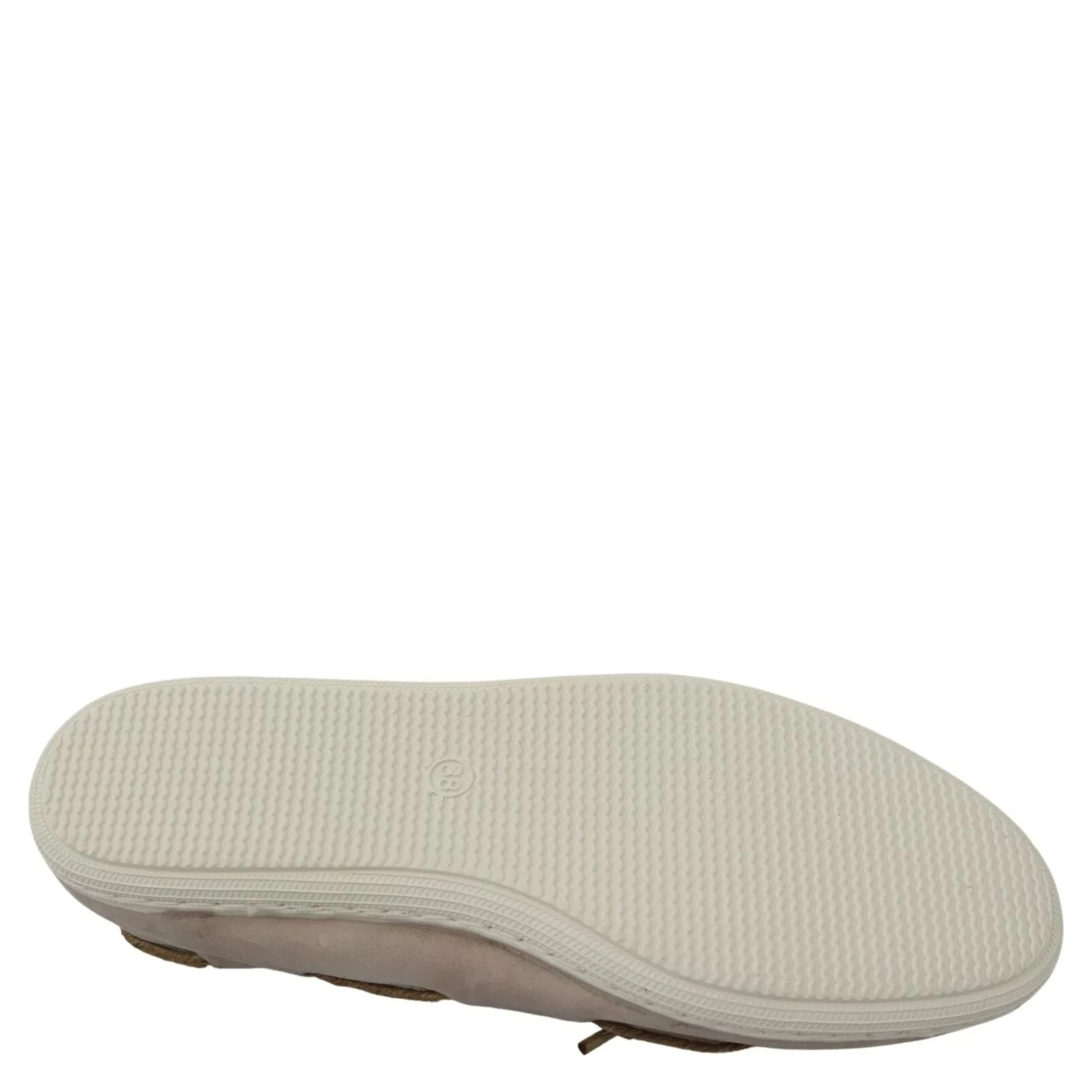 Beige Suede Lace Bow Loafers Ballet Flat Shoes