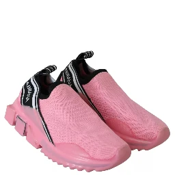 Pink Low Top Sorrento Sneakers Slip On Casual Shoes