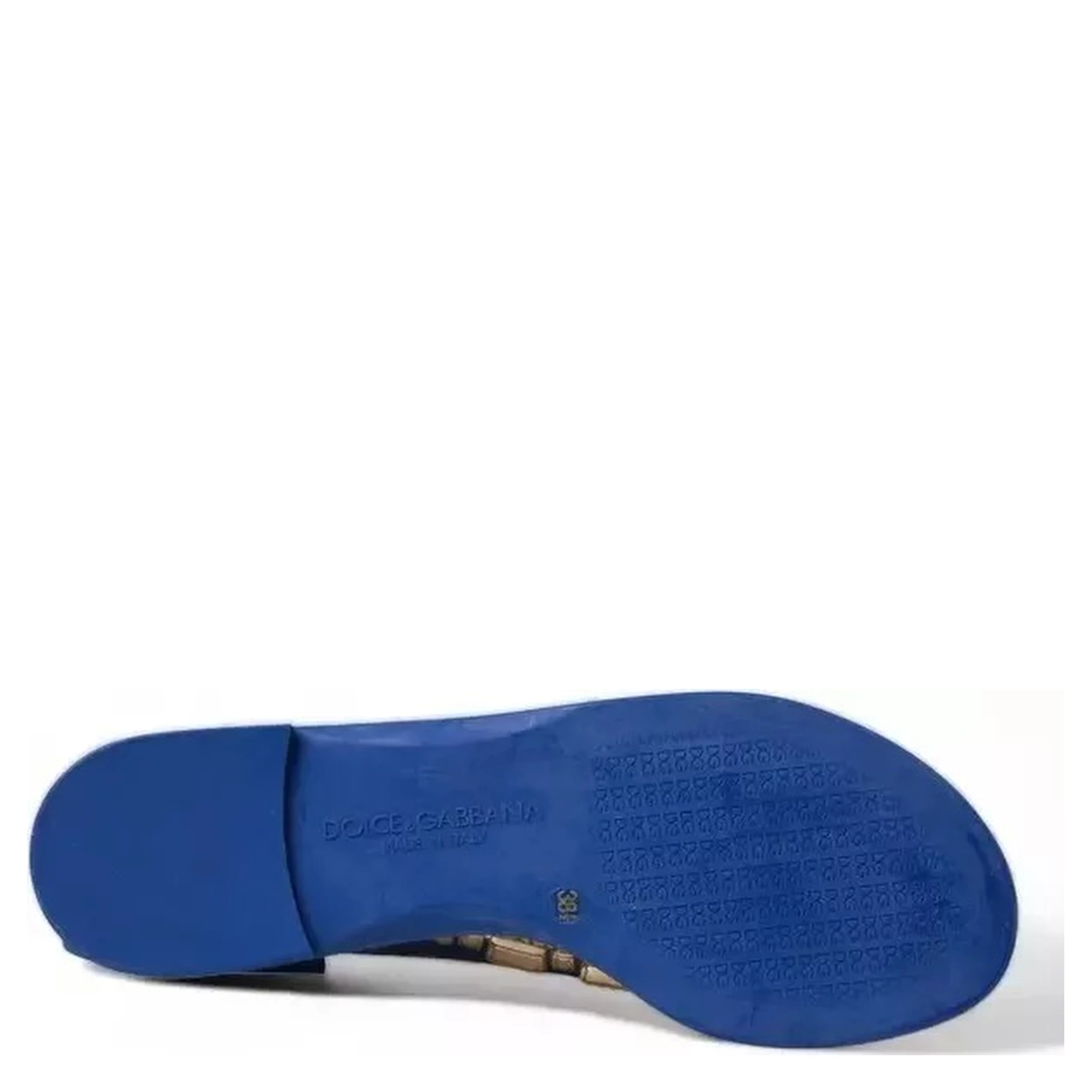 Blue Crystals Flats Sandals Beachwear Shoes
