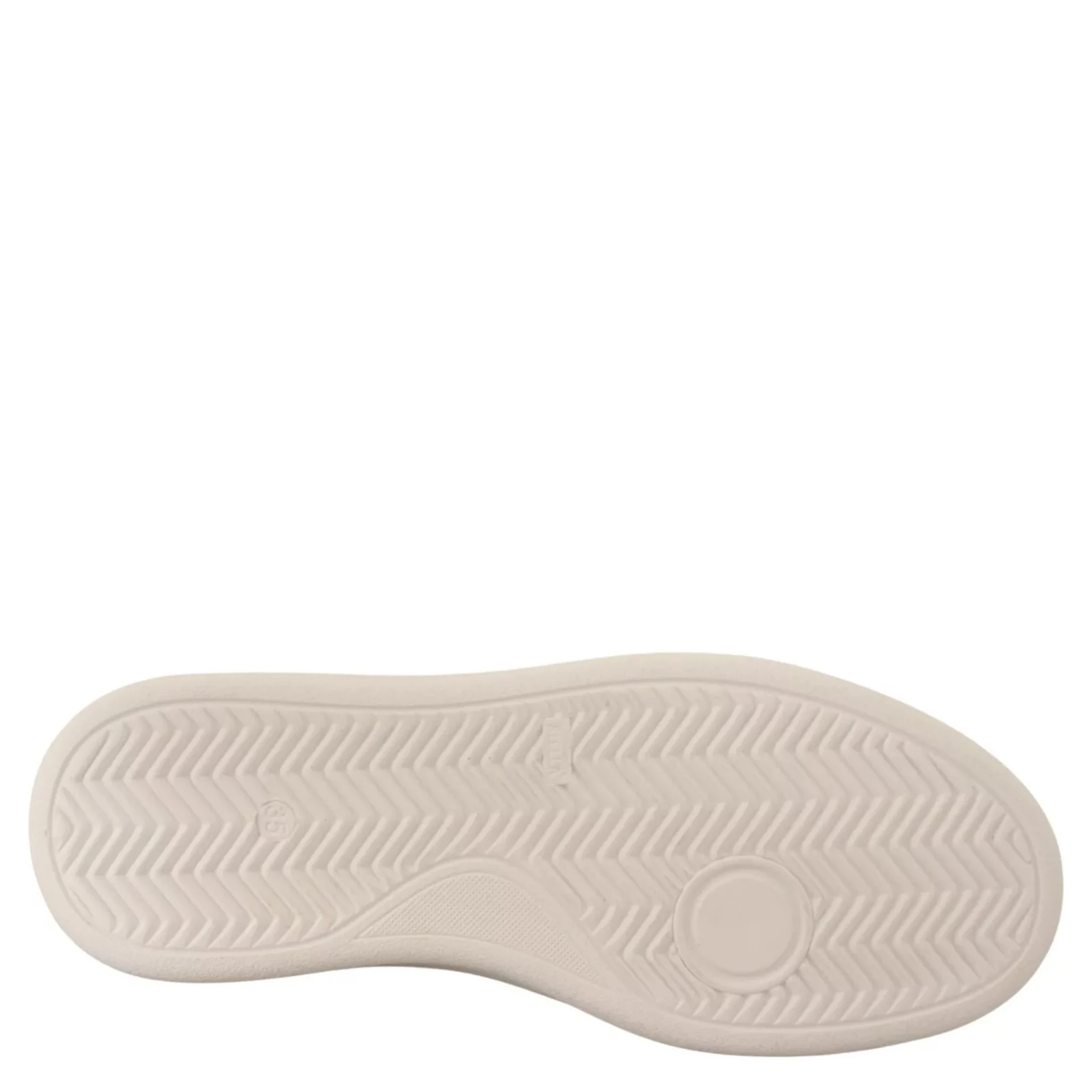 Silver Full Grain Leather Lace Up Sneakers Shoes