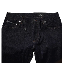 Black Cotton Stretch Men Skinny Denim Jeans