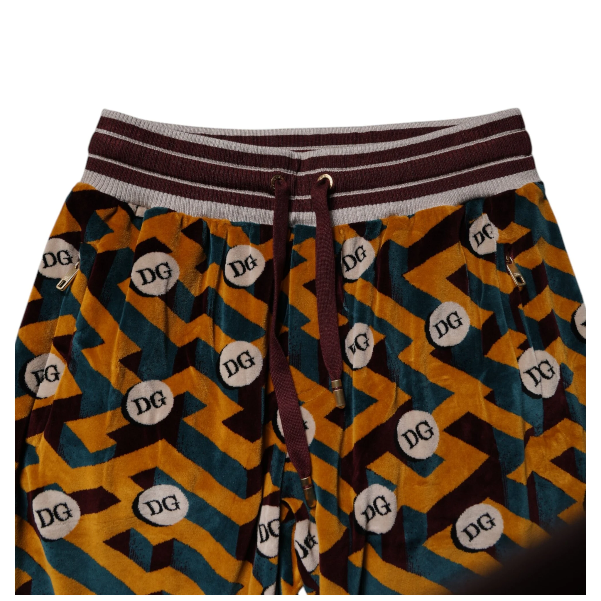 Multicolor Logo Monogram Jogger Sweatpants Pants