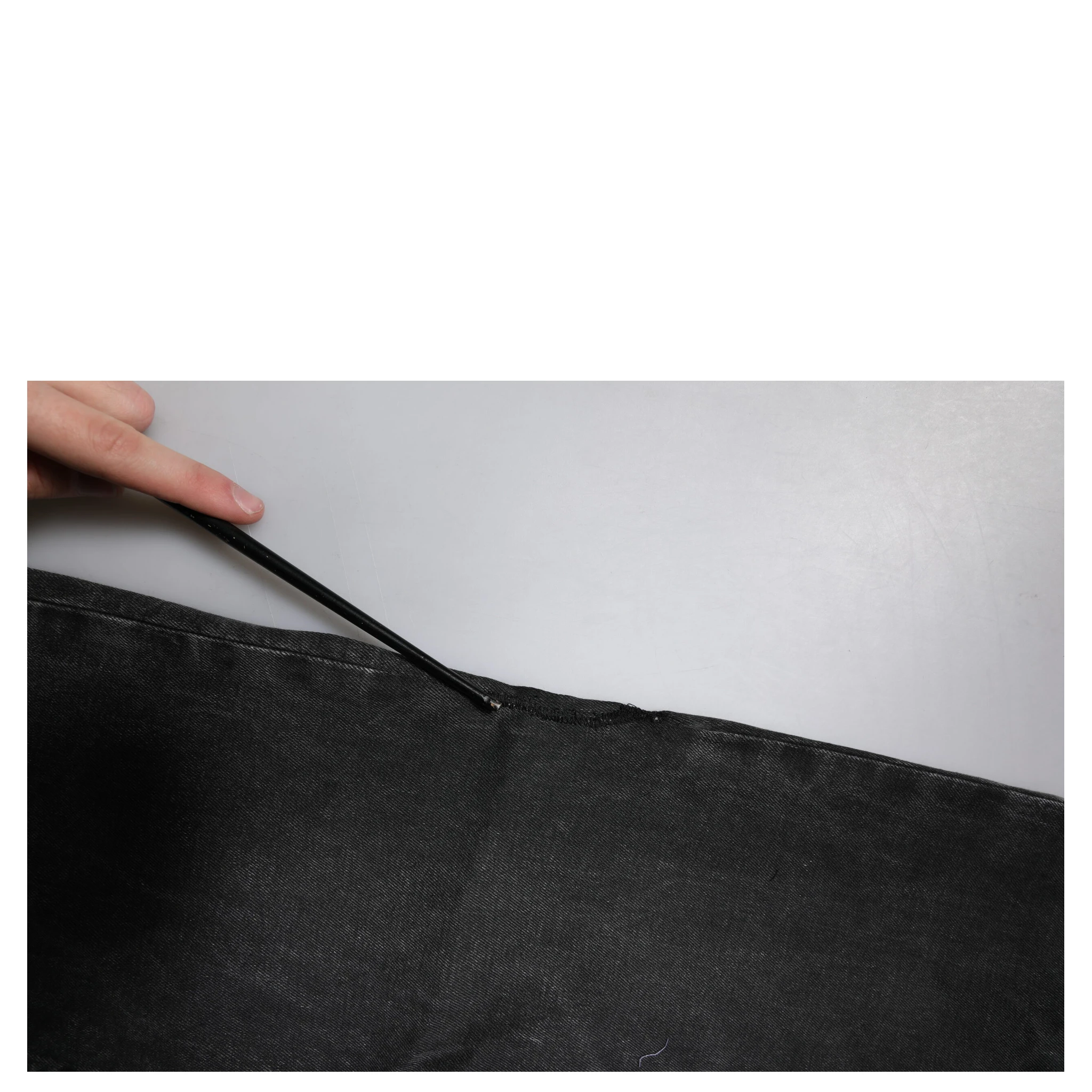 Black Cotton Stretch Men Skinny Denim Jeans