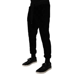 Black Cotton Jogger Men Sweatpants Pants