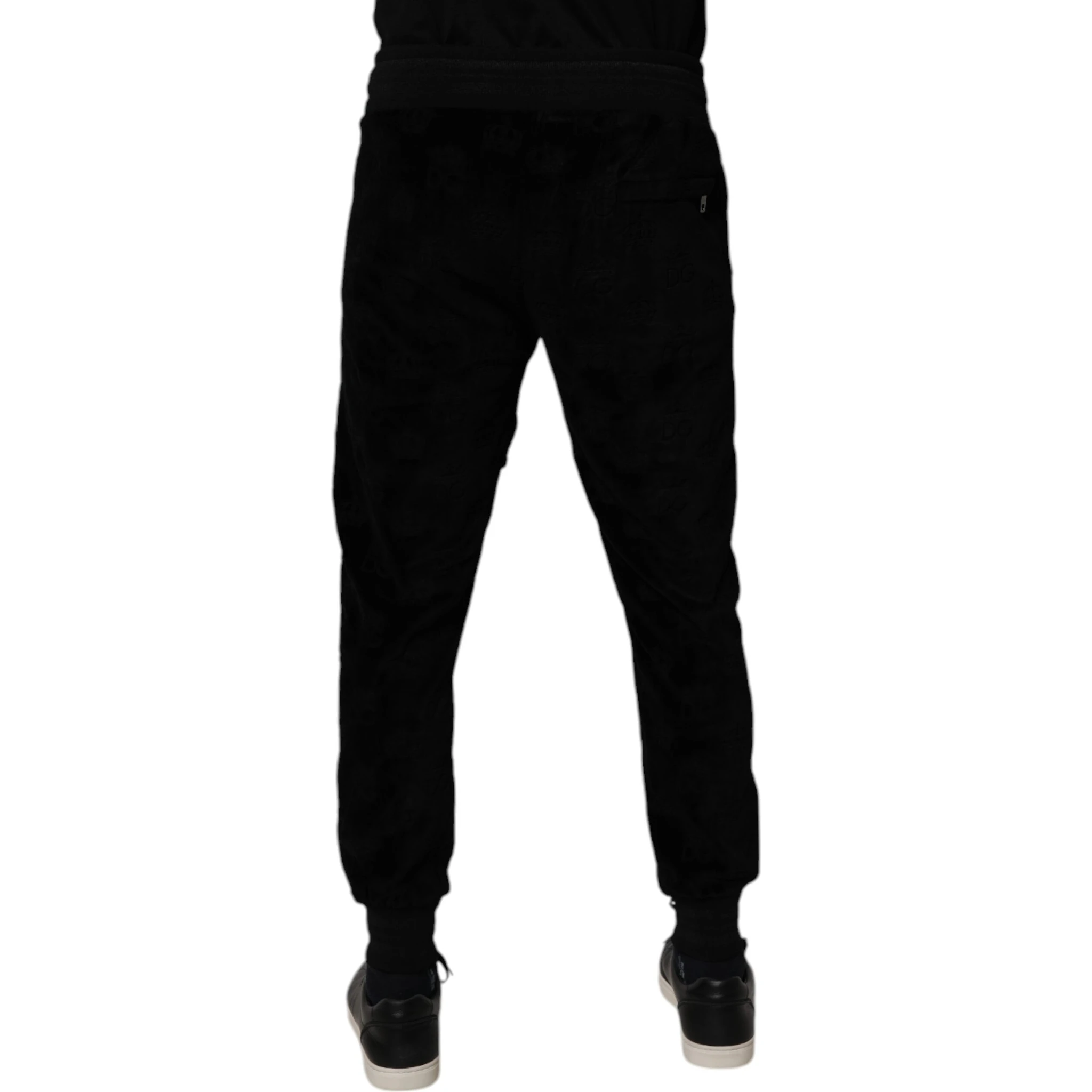 Black Cotton Jogger Men Sweatpants Pants
