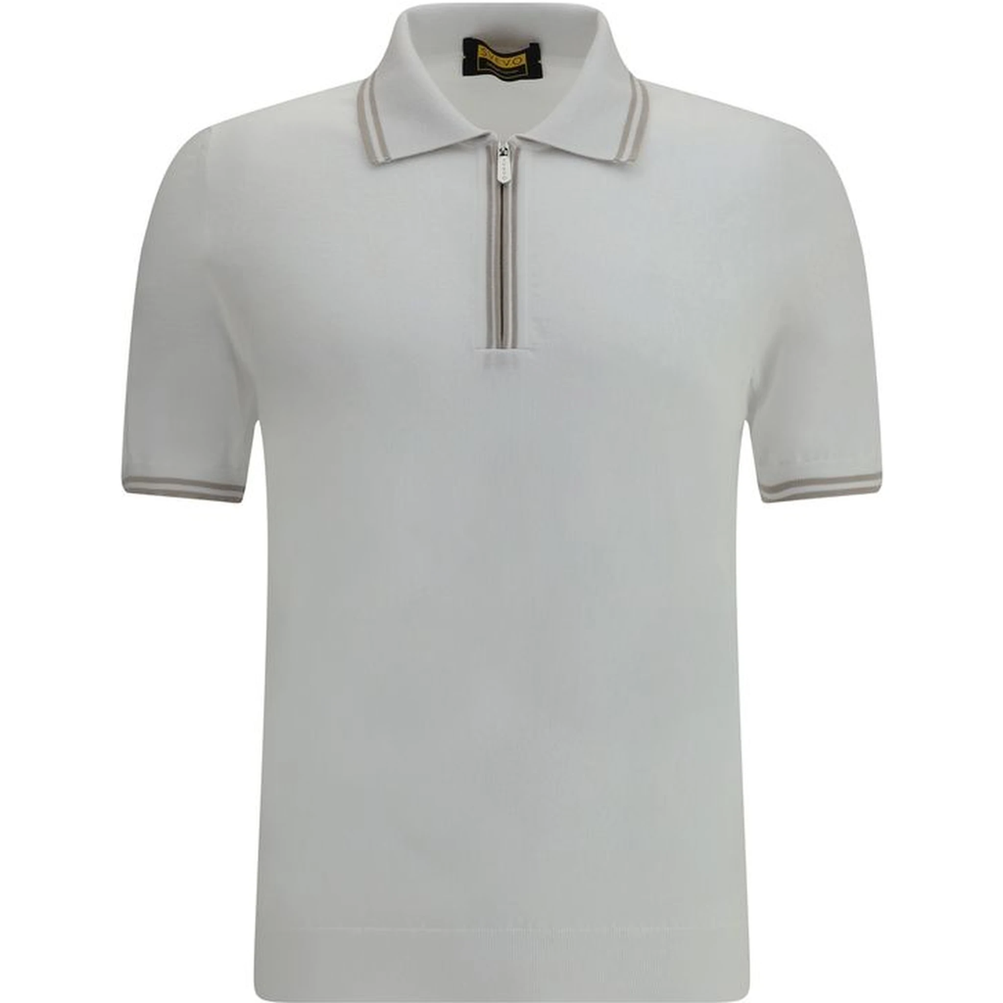 White Cotton Polo Shirt
