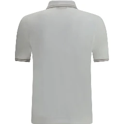 White Cotton Polo Shirt