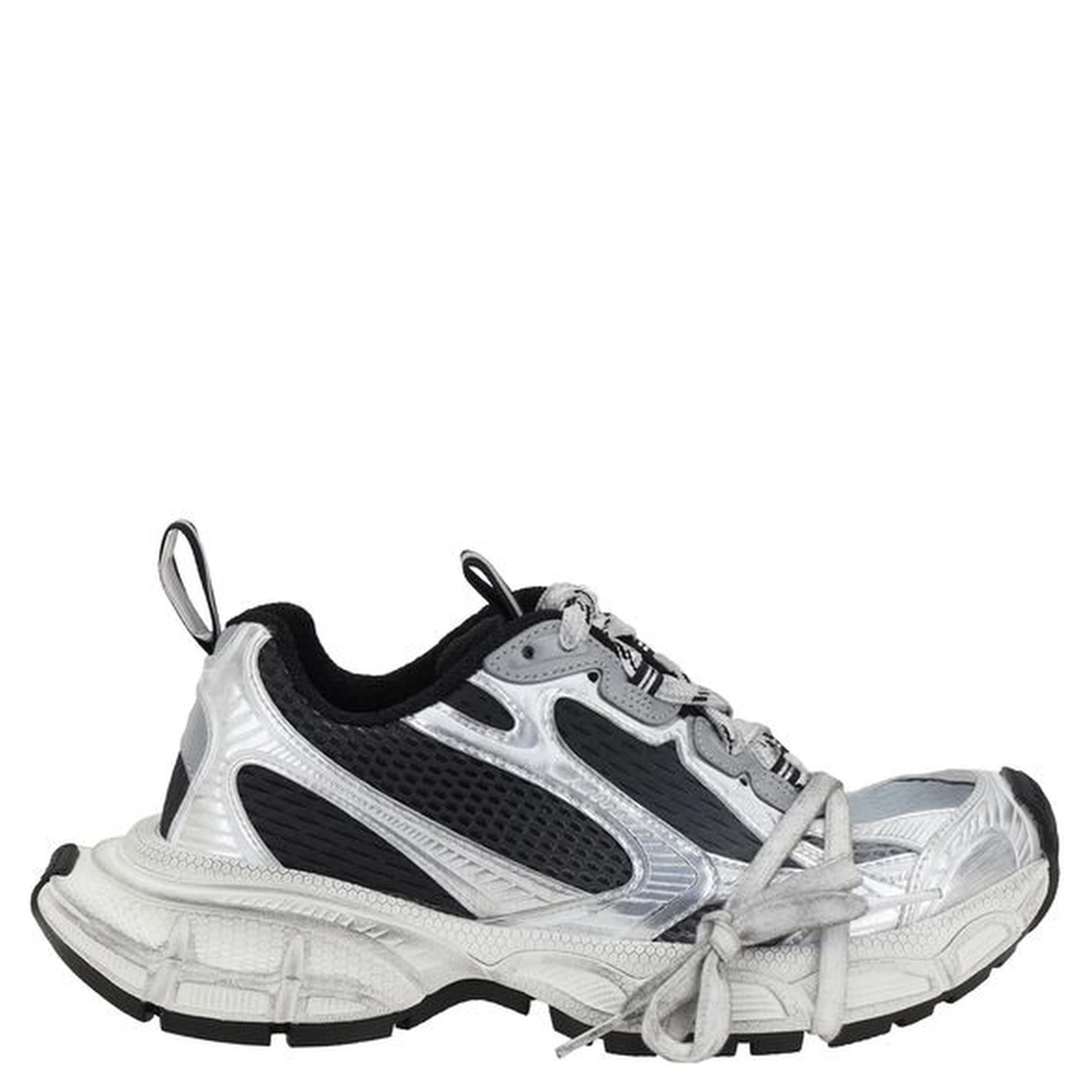 Multicolor Fabric Chunky Sneakers