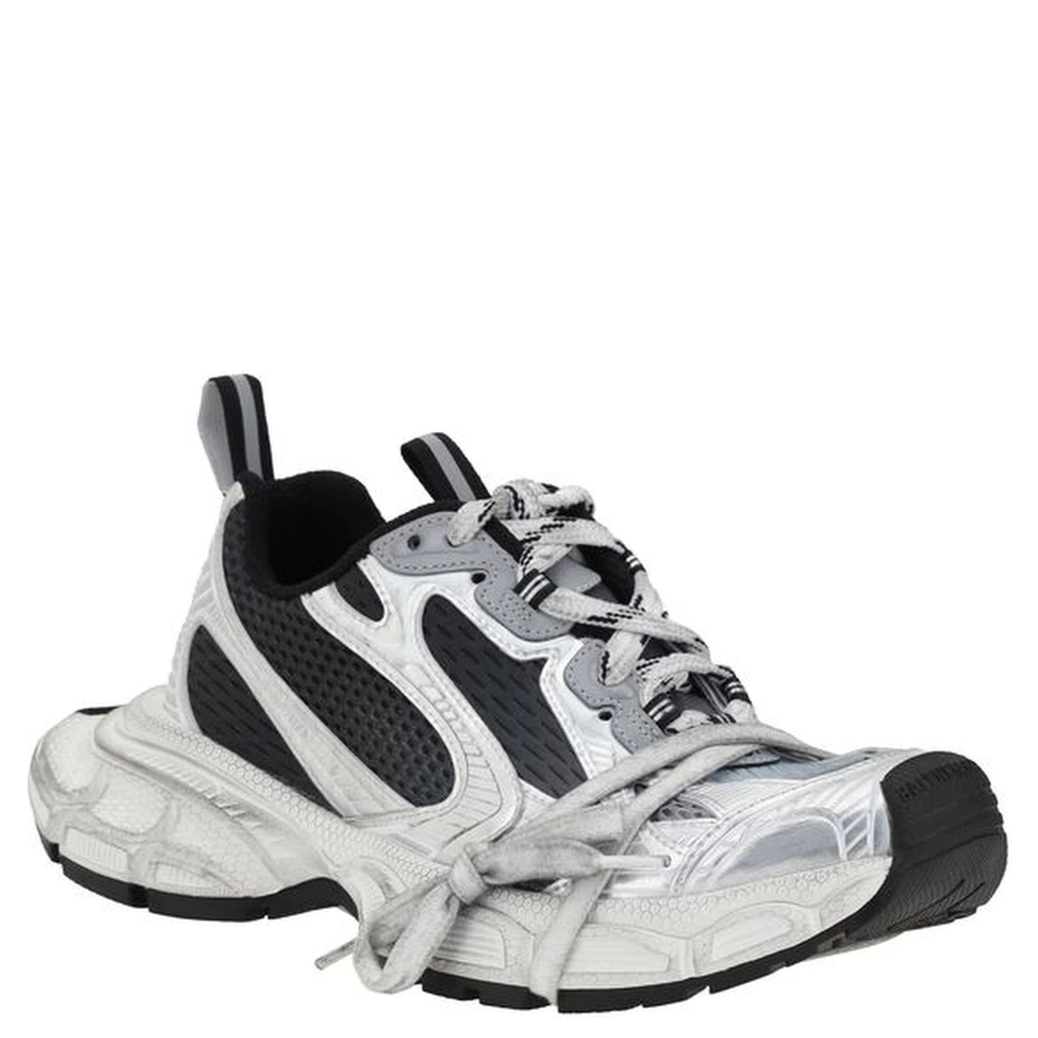 Multicolor Fabric Chunky Sneakers