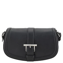 Black Calf Leather Bos Taurus Shoulder Bag