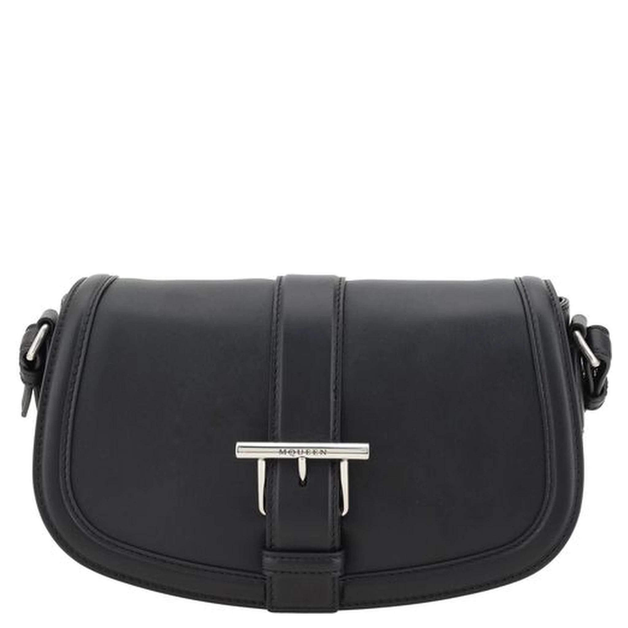 Black Calf Leather Bos Taurus Shoulder Bag