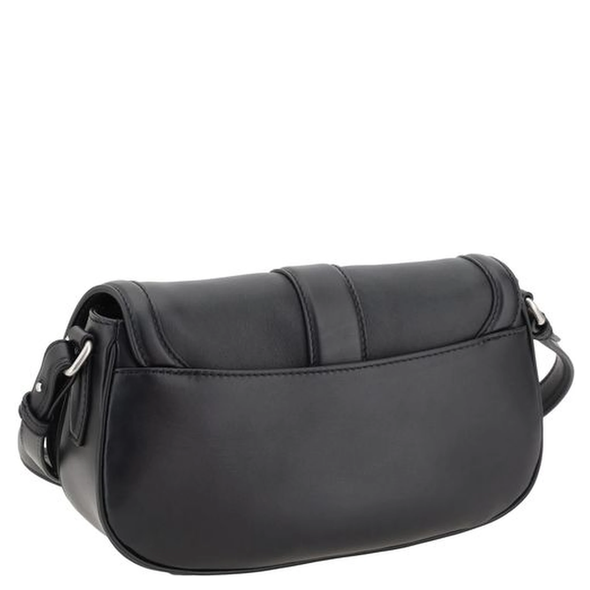 Black Calf Leather Bos Taurus Shoulder Bag