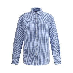 Light Blue Cotton Pattern Shirt