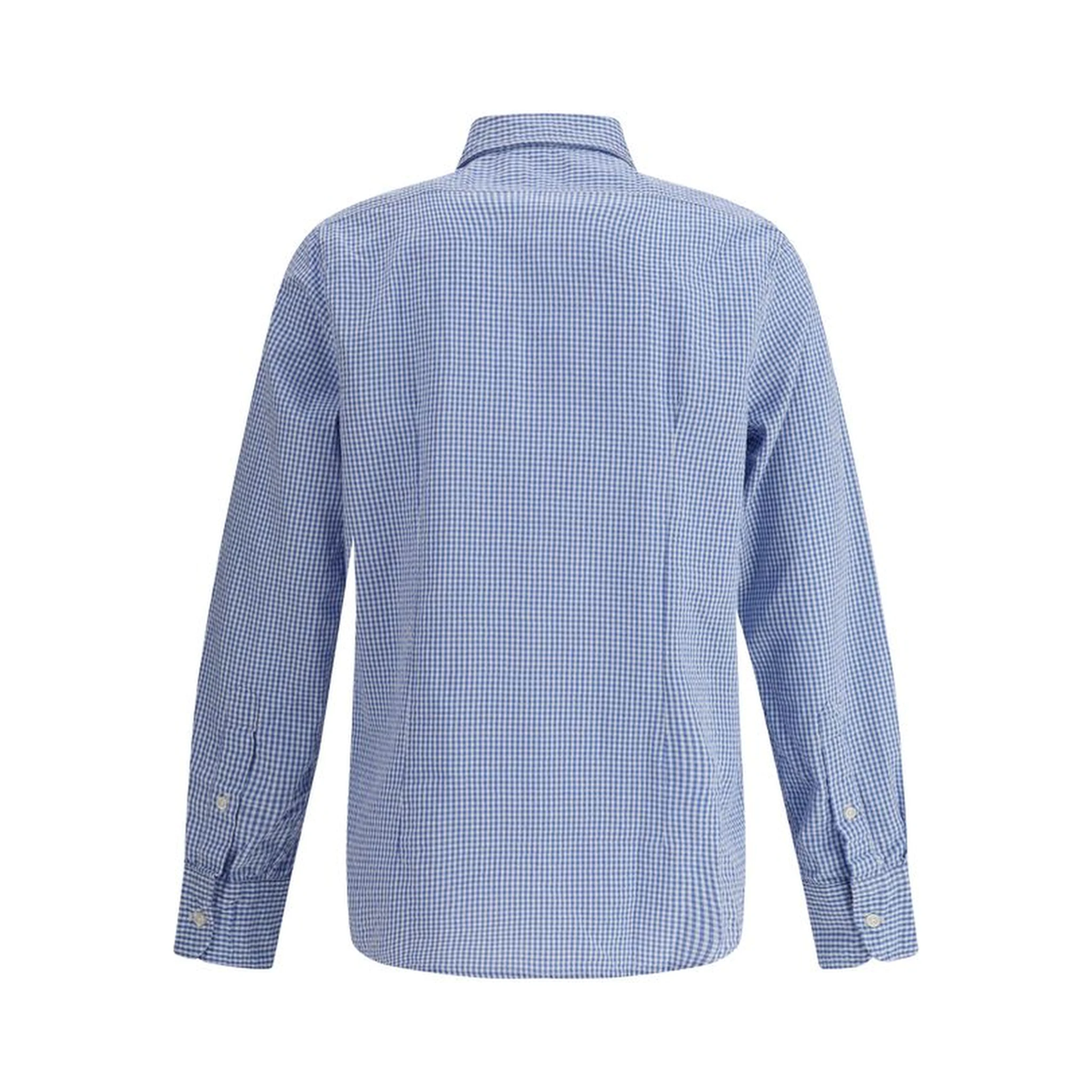 Light Blue Cotton Pattern Shirt