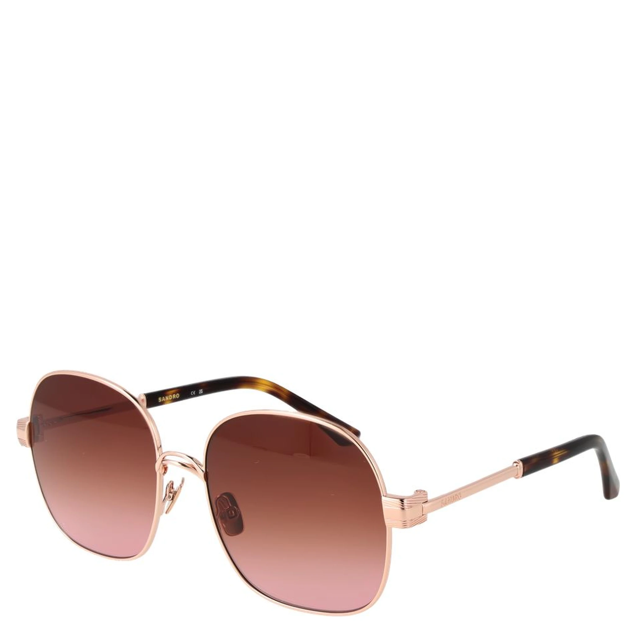 Rose Gold Acetate Sunglasses