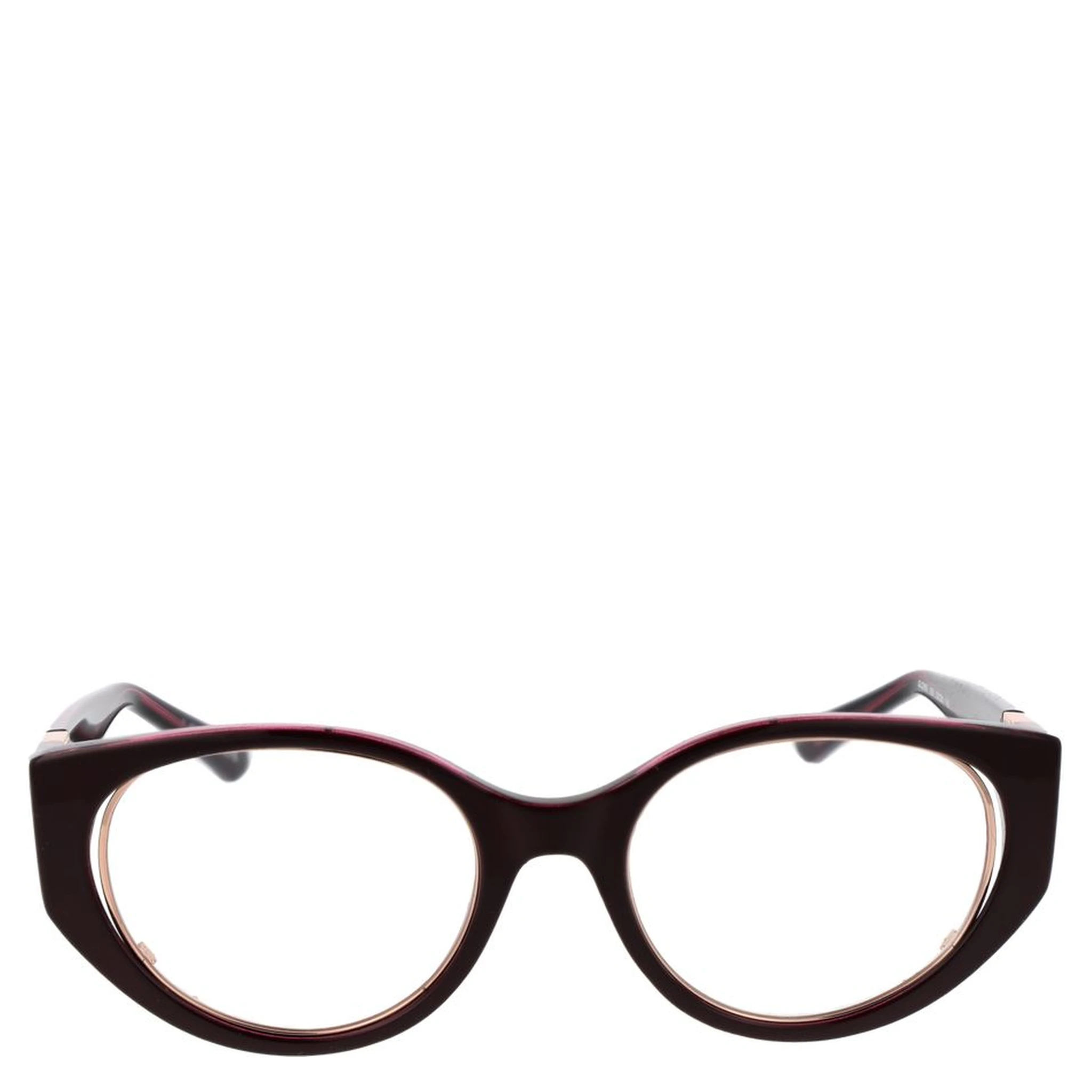 Burgundy Plastic Glasses (Frames)