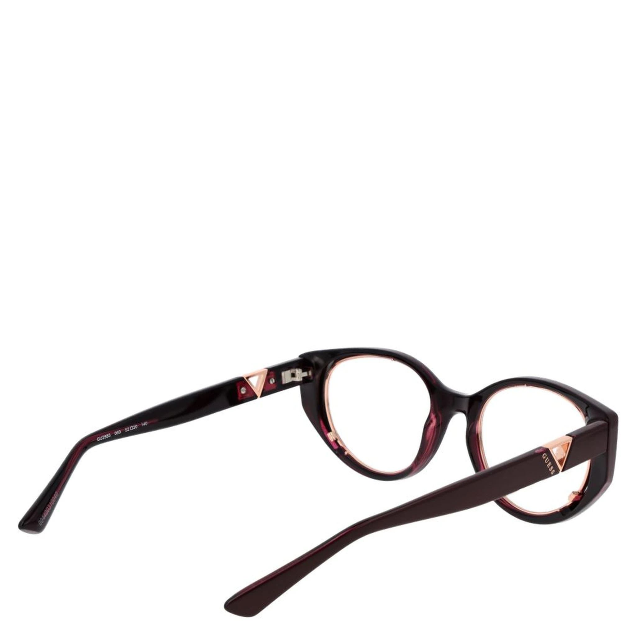 Burgundy Plastic Glasses (Frames)
