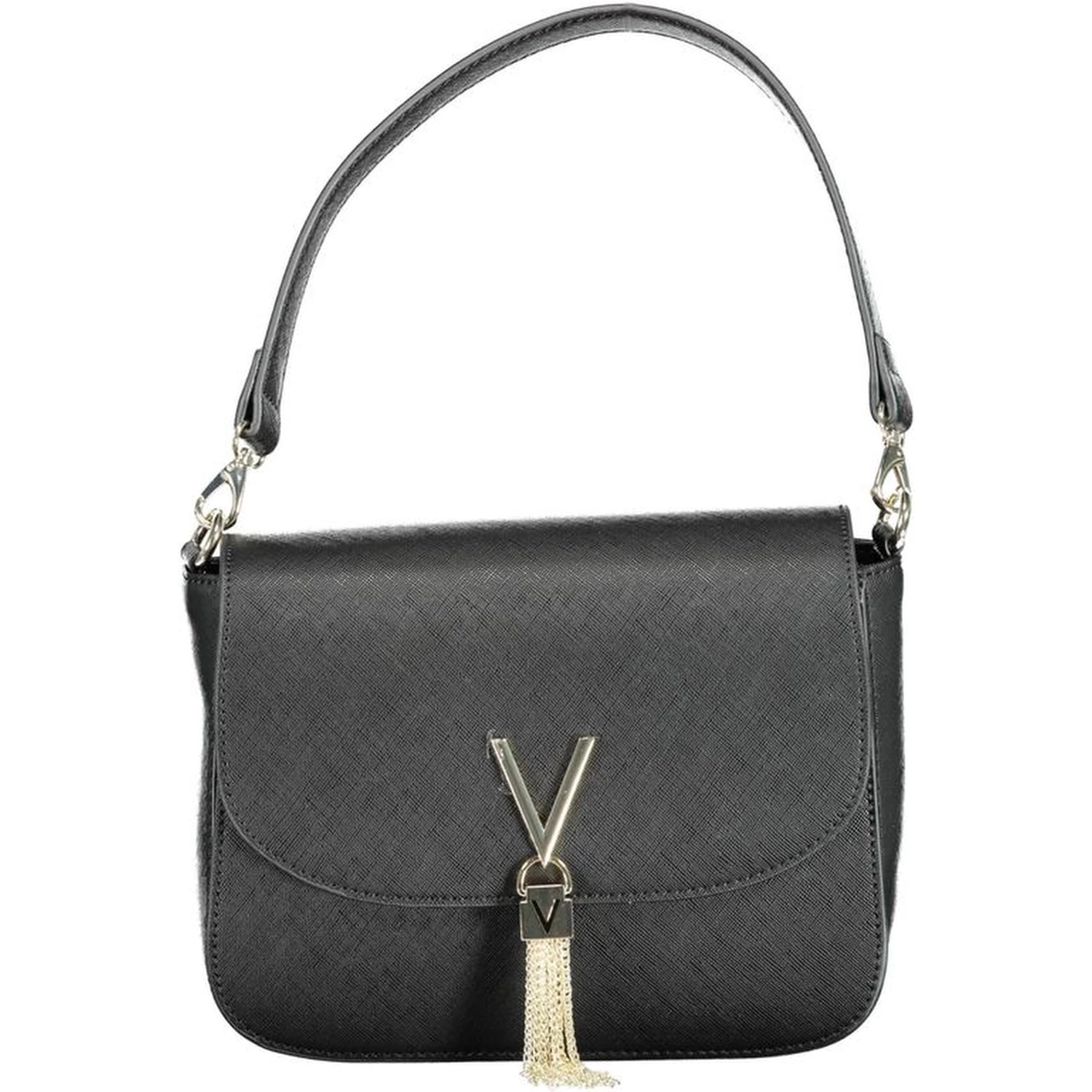 DIVINA FLAP Black Shoulder Bag