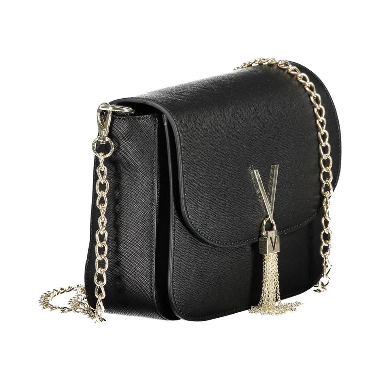 DIVINA FLAP Black Shoulder Bag