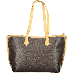 Brown Polyethylene Handbag