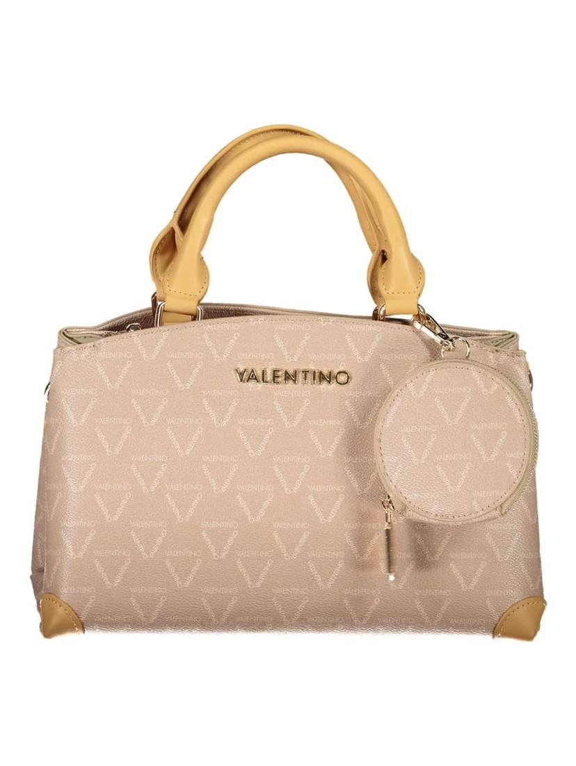 Beige Lady Re Logo Small Satchel