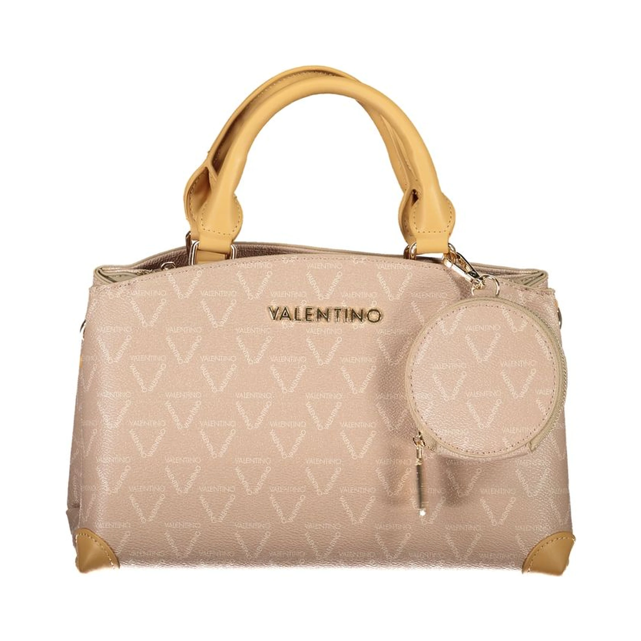 Beige Polyethylene Handbag