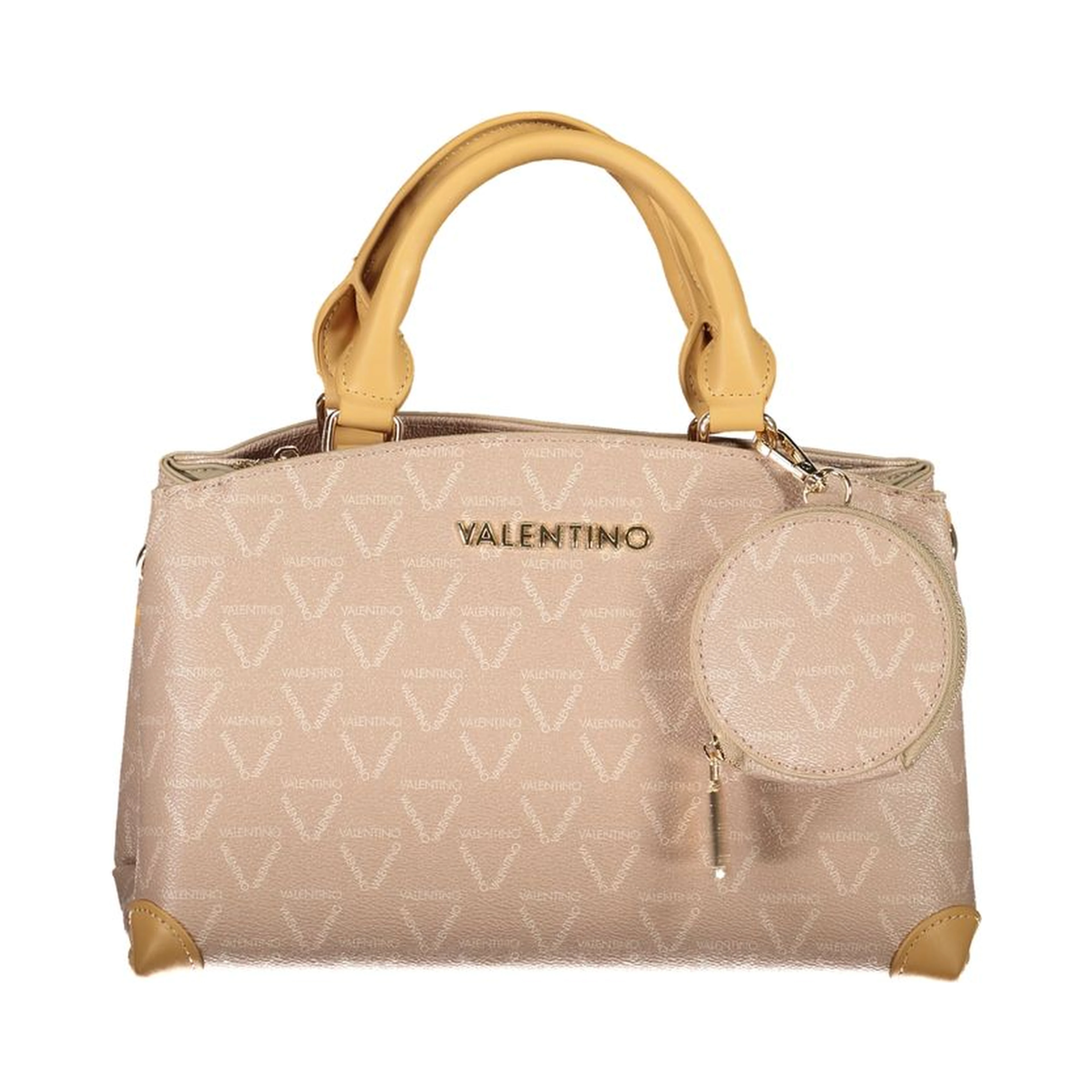 Beige Lady Re Logo Small Satchel