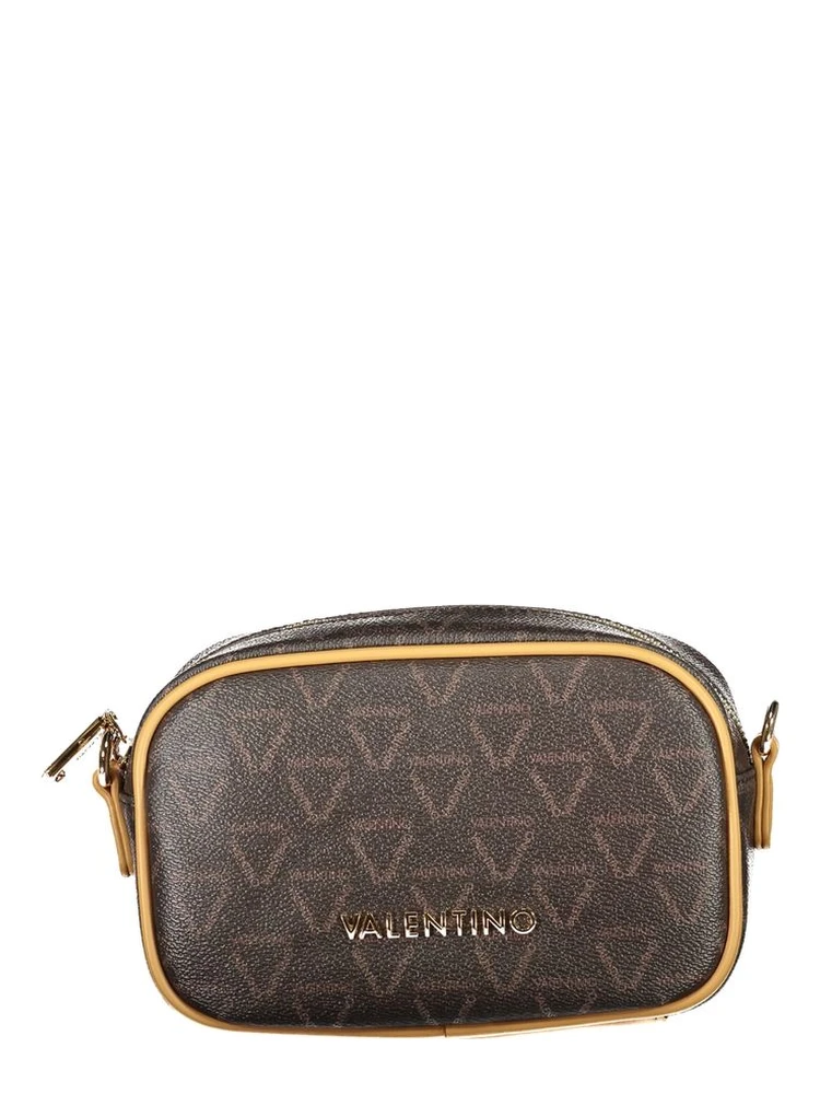 Brown polyethylene shoulder bag