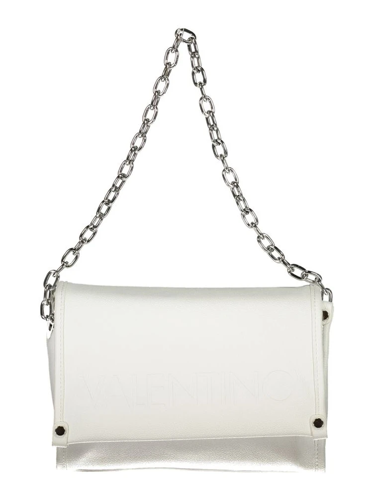 Syria Re flap shoulder bag in white