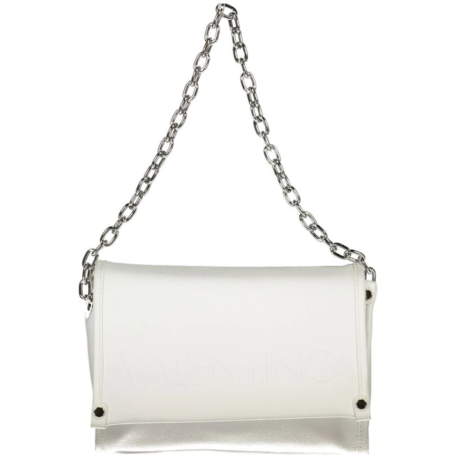Syria Re flap shoulder bag in white